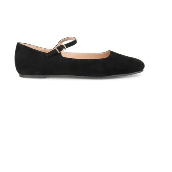 Journee Collection Womens Carrie Buckle Square Toe Mary Jane Flats - Picture 5 of 9
